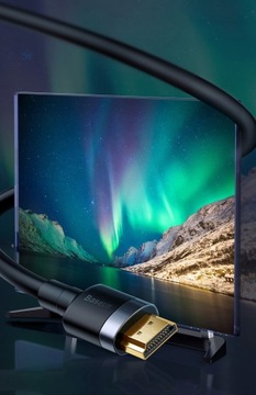 ЖИДКИЙ КАБЕЛЬ BASEUS ВИДЕОКАБЕЛЬ HDMI-HDMI 4K 60 Гц 3D 2M БЕЗОПАСНЫЙ