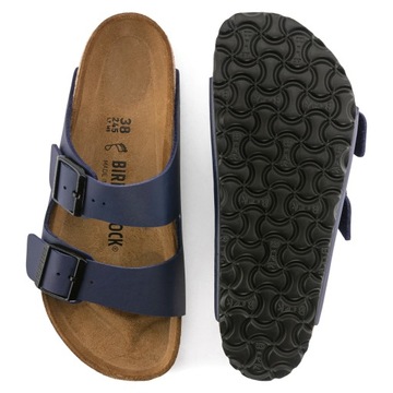 Klapki Damskie Birkenstock 0051753 ARIZONA BF Granatowe 40