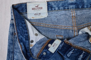 HOLLISTER VINTAGE SKINNY JEANSY spodnie męskie PREMIUM 32/32pas 84