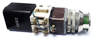 PRZYCISK STEROWNICZY PODŚWIETLANY Z SAMOPOWROTEM