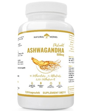 ASHWAGANDHA ŻEŃ-SZEŃ INDYJSKI 500mg 9% WITANOLIDÓW