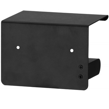 ДЕРЖАТЕЛЬ ДЛЯ ТУАЛЕТНОЙ БУМАГИ Вешалка для унитаза ЧЕРНАЯ СТАЛЬ МЕТАЛЛ LOFT С ПОЛКОЙ