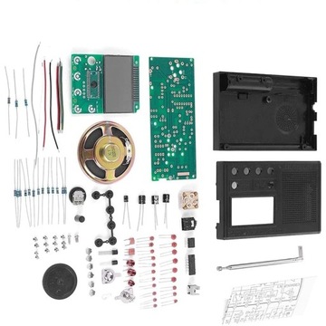 Цифровое FM-радио с ЖК-дисплеем, часами и корпусом для самостоятельной сборки.