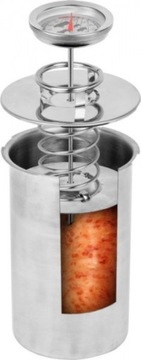 НАБОР ДЛЯ ВЕТЧИНЫ BROWIN НА 1,5 КГ +2 ТЕРМОМЕТРА + МЕШКИ + КАСТРЮЛЯ С КОРЗИНОЙ