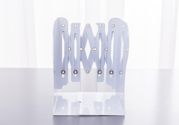 МЕТАЛЛИЧЕСКАЯ ТЕЛЕСКОПИЧЕСКАЯ ПОДСТАВКА ДЛЯ КНИГ БЕЛАЯ 10-48 СМ