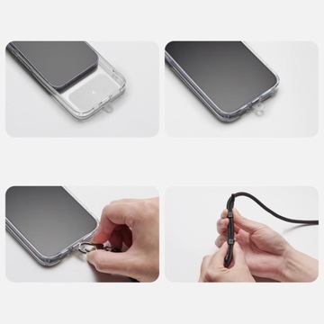 SPIGEN Magiczny Sznurek 2w1 Smycz na Szyję Ramię Nadgarstek do Telefonu