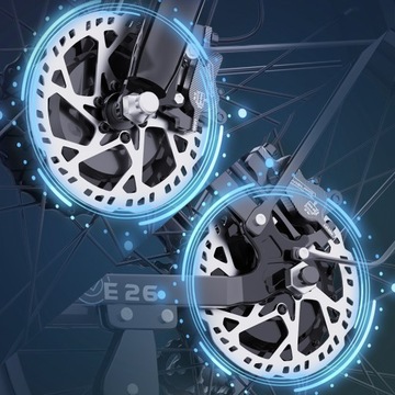 Электрический горный велосипед Ridstar 2000 Вт, 23 Ач, 50 км/ч, 26*4,0 дюйма, толстые шины