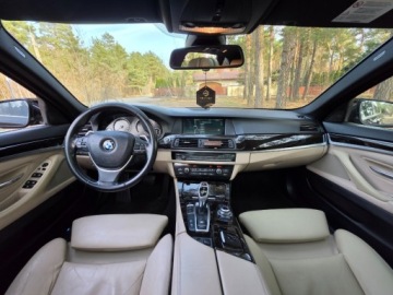 BMW Seria 5 F10-F11 Touring 530d 258KM 2011 BMW Seria 5 X-Drive Jasne Skory Komfort Head Up Panorama Hak Webasto 3.0, zdjęcie 16