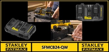 Быстрое зарядное устройство STANLEY V20 4 Ач, два порта SFMCB24