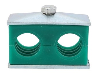 Uchwyt podwójny do rur hydraulicznych 28mm