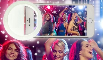 СВЕТОДИОДНАЯ ЛАМПА ДЛЯ ТЕЛЕФОНА ДЛЯ СЕЛФИ - КОЛЬЦО ВСПЫШКИ