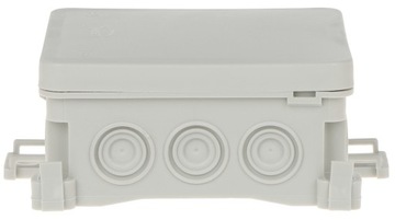 PUSZKA INSTALACYJNA POŁĄCZENIOWA ELEKTRYCZNA Z DŁAWNICAMI IP54 85x85x40 mm