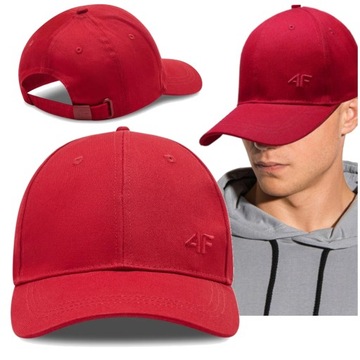 CZAPKA Z DASZKIEM MĘSKA 4F Bejsbolówka Limitowana SPORTOWA Regulowana