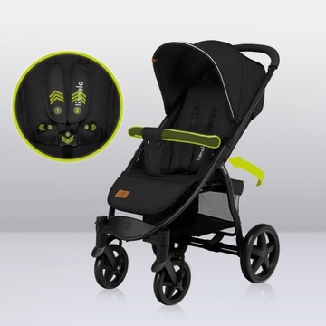 КОЛЯСКА LIONELO ANNET, МОСКИТНАЯ СЕТКА, ДО 22 КГ