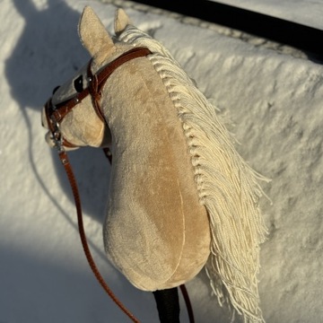 Лошадь-хобби - ВАНИЛЬ - А3 - Элитная ручная работа от Horse Club (Лошадь на палке)