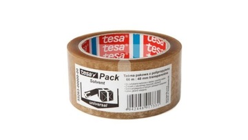 Taśma pakowa SOLVENT 66m 48mm przezroczysta 55263-00000-00