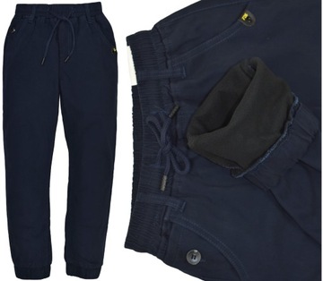 F26 БРЮКИ темно-синие, на флисовой подкладке, Резина 182/188