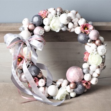 Эксклюзивное украшение БОЛЬШОЙ Рождественский ВЕНОК на дверь