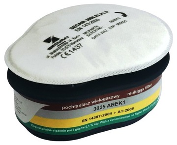 2x Filtr pochłaniacz SECURA 3055 ABEK1 P3 do maski