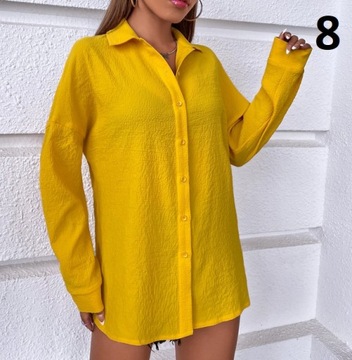 ЭЛЕГАНТНАЯ, МОДНАЯ ЖЕНСКАЯ РУБАШКА, БЛУЗКА, ЦВЕТ M