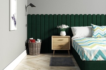 Мягкие панели 100х15 Изголовье забора