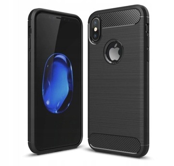 Etui Karbon TPU do Apple iPhone X / XS