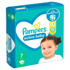 Pieluchy jednorazowe Pampers Active Baby 7 15+ kg 40 szt ultra protection