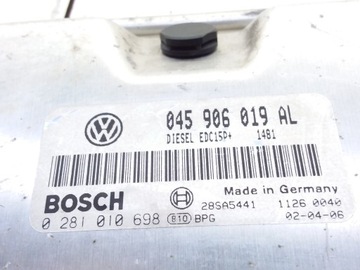 0281010698 JEDNOTKA MOTORU 1.4 TDI 55 2001 VW POLO (6N2)