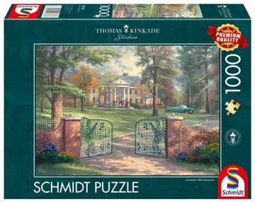 Schmidt PQ Puzzle 1000 THOMAS KINKADE Graceland latem