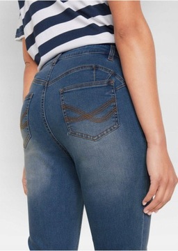 RYBACZKI NIEBIESKIE 44 1I5A31 BONPRIX JEANSY