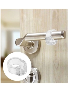 ODBOJNIK OGRANICZNIK SILIKONOWY NA KLAMKĘ DRZWI 6x