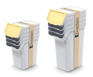 STACKBOX Q НАБОР ДЛЯ СЕГРЕГАЦИИ МУСОРНЫХ БОРНИЦ 4x25л