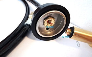 Комплект заправки газового баллона GasBank DISH M10, шланг 1,5 м, разъем 3/4, кемпер