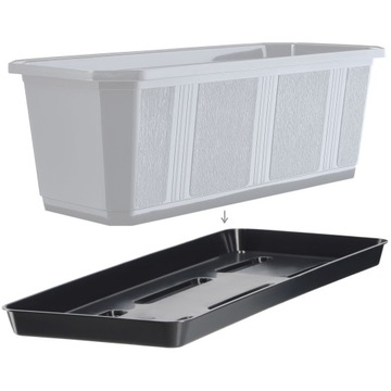 ПОДСТАВКА ДЛЯ БАЛКОНА FLOWER BOX 40см