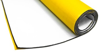 Коврик ПЕНА 1 см БЕЛЫЙ звукоизоляционный АКУСТИЧЕСКИЙ материал, поглощающий 10 мм