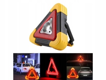 TRÓJKĄT LAMPA ROBOCZA Z FUNKCJĄ ŚWIATŁA AWARYJNEGO