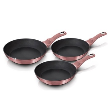 ZESTAW 3 PATELNI 20/24/28CM BERLINGER HAUS BH-6170