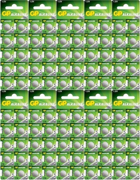 100x BATERIA GP L1154 LR44 AG13 G13 GP76A A76 V13