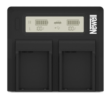 Ładowarka dwukanałowa Newell DC-LCD BP-A30/A60/A90