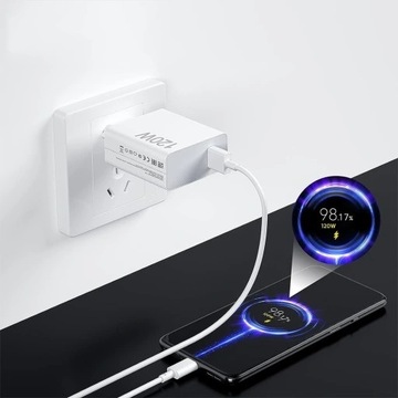 Ładowarka Xiaomi 120W Mi Turbo Charge USB C Kabel