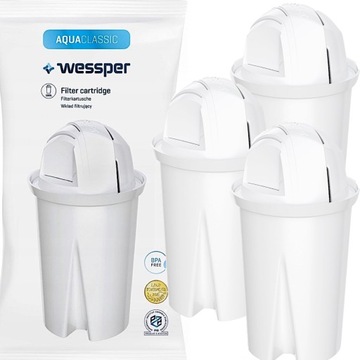 3x ФИЛЬТРА WESSPER AQUACLASSIC для ВОДЫ AQUA CLASSIC для ГРАФИНА BRITA DAFI