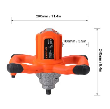 6-ШЕСТЕРНЕВЫЕ СМЕСИТЕЛИ 2300 Вт, РЕГУЛИРУЕМАЯ СКОРОСТЬ