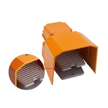 НОЖНОЙ ПЕДАЛЬ С ПОЛНОЙ КРЫШКОЙ 15А 230В МОЛДОСТНАЯ СТАЛЬ PG13