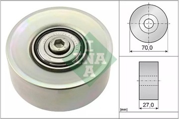 НАПРАВЛЯЮЩИЙ РОЛИК INA BMW 3 E46 318D 320D 330D