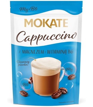 CAPPUCINO Mokate Z MAGNEZEM Torebka Magnez 110g