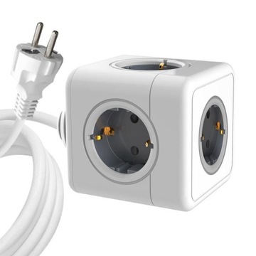 MicroConnect PowerCube, 5 розеток с заземлением,