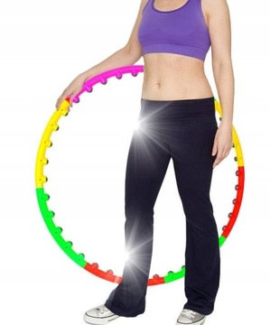 ODCHUDZAJĄCE HULA HOOP HOP MAGNETYCZNE MASAŻ KOŁO