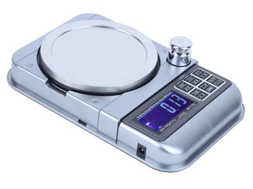 Waga elektroniczna laboratoryjna draVires 1kg 1000g 0.01g + naklejka