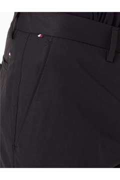 Spodnie męskie TOMMY HILFIGER chinosy czarne klasyczne r. W33 L34