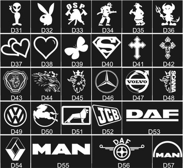 Табличка со светодиодной подсветкой Tir Bus 45х11 см